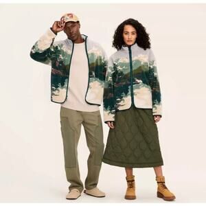 Adult Printed Landscape Zip-Up Fleece Jacket - Woolrich x Target XXL NWOT